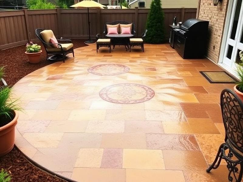 Stamped Concrete Patio Green Bay